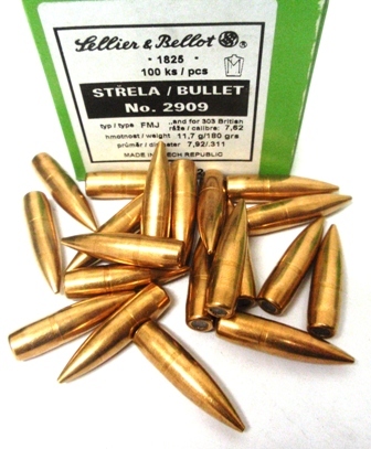 Sellier &amp; Bellot 7,62mm S&B .311- 11,7g/180gr- FMJ /2909