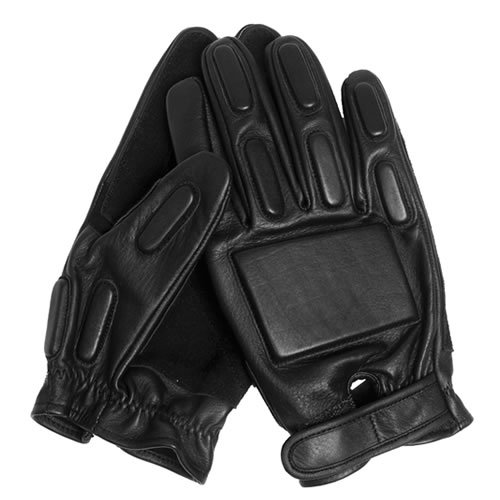 Mil-Tec Kožené rukavice Sec Black Combat 9