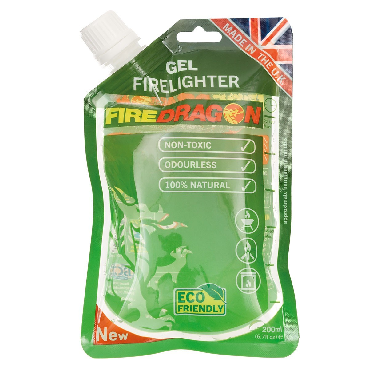 BCB International Ltd. Gélové palivo FIREDRAGON, 200ml