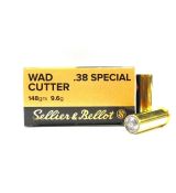 .38 Special S&B 9,6g/148gr- WADCUTTER /50ks