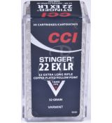 .22lr CCI Stinger 2,07g/32gr-HP /50ks