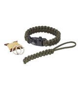 Náramok EDCX - Survival Kit - Army Green