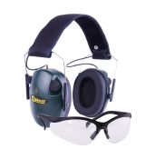Caldwell - E-Max elektronické chrániče sluchu + strelecké okuliare
