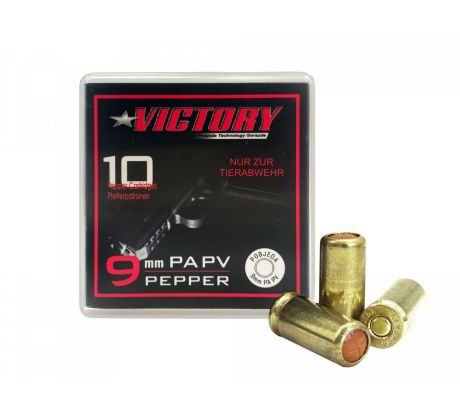 Plynové náboje Victory 9mm P.A. PV, 10 ks